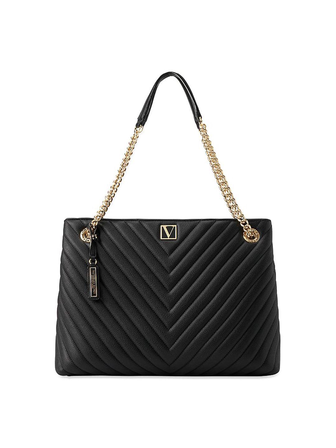 victoria's secret women structured shoulder bag with quilting