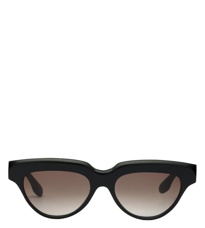 victoria beckham vb 602 001 53 s smoke grey uv protection oval sunglasses for women
