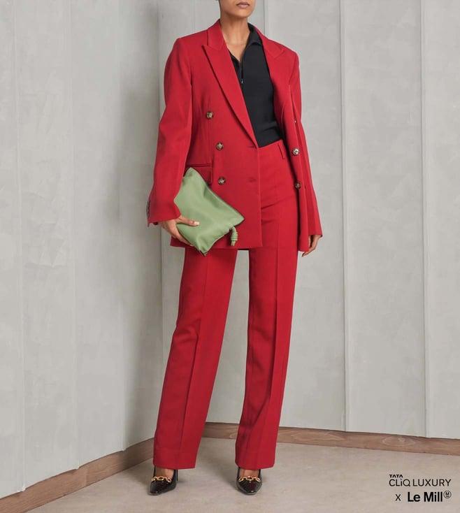 victoria beckham x le mill utility tailored trousers