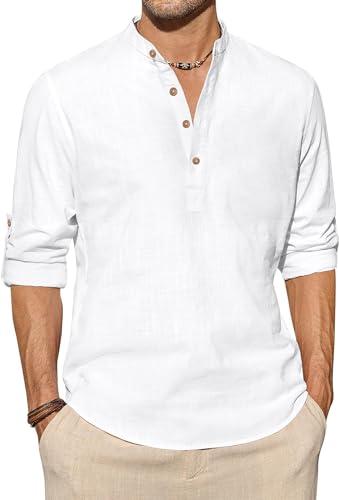 vida loca white color men solid cotton blend straight kurta shirt