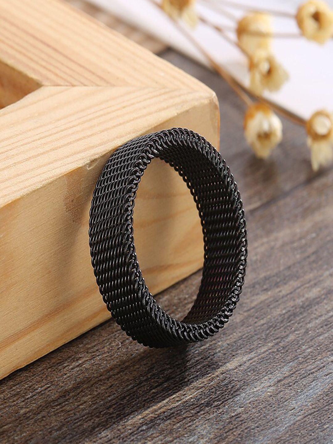 vien chain band stainless steel ring