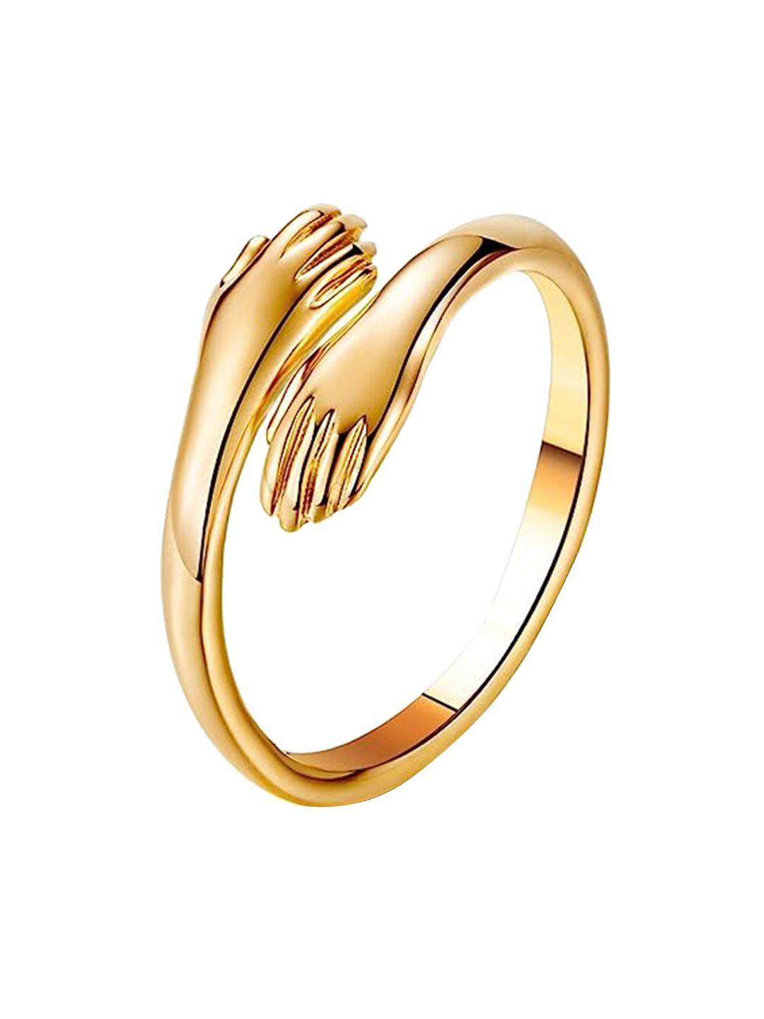 vien gold-plated adjustable finger ring