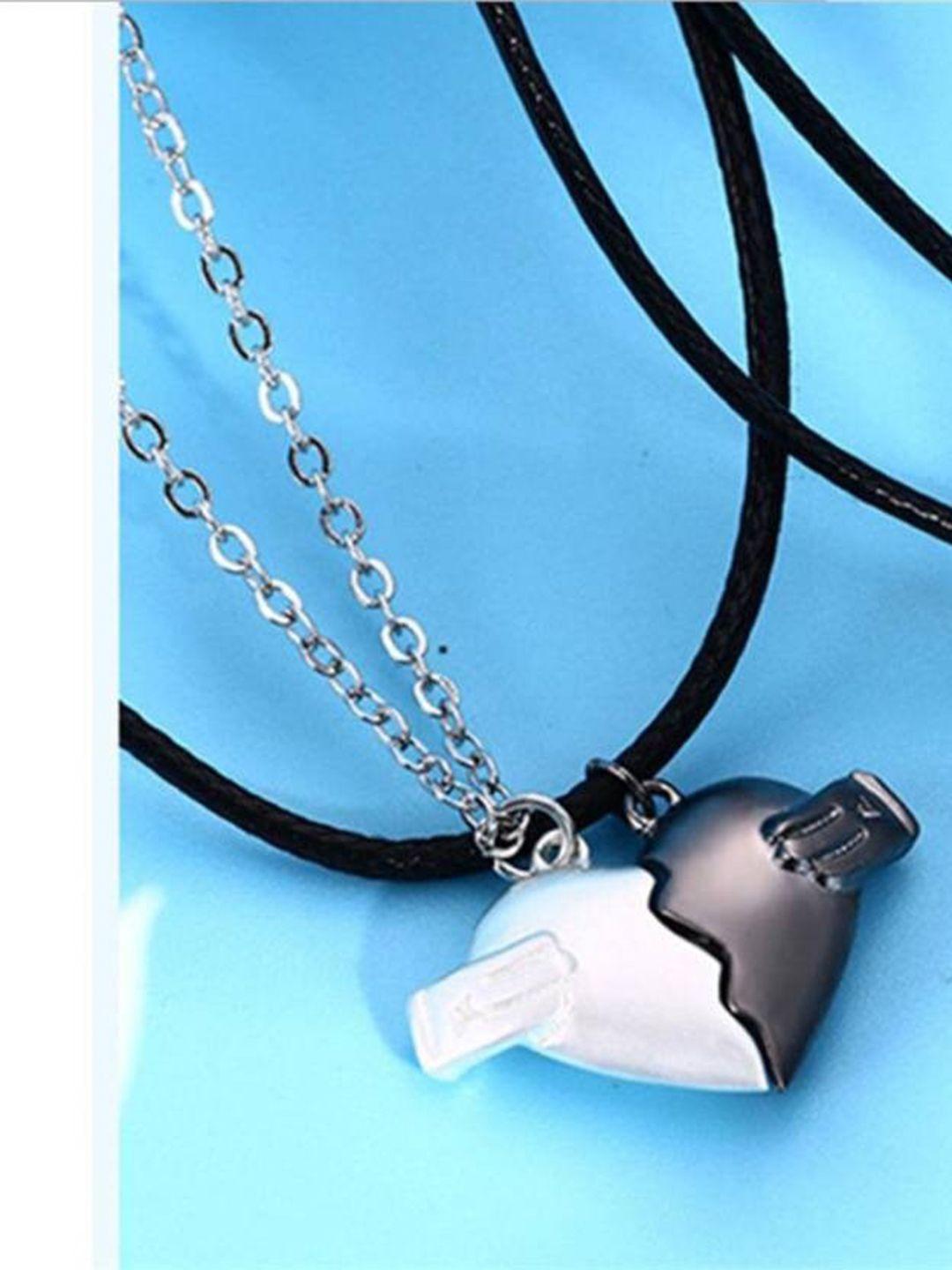 vien heart shaped magnetic pendant necklace