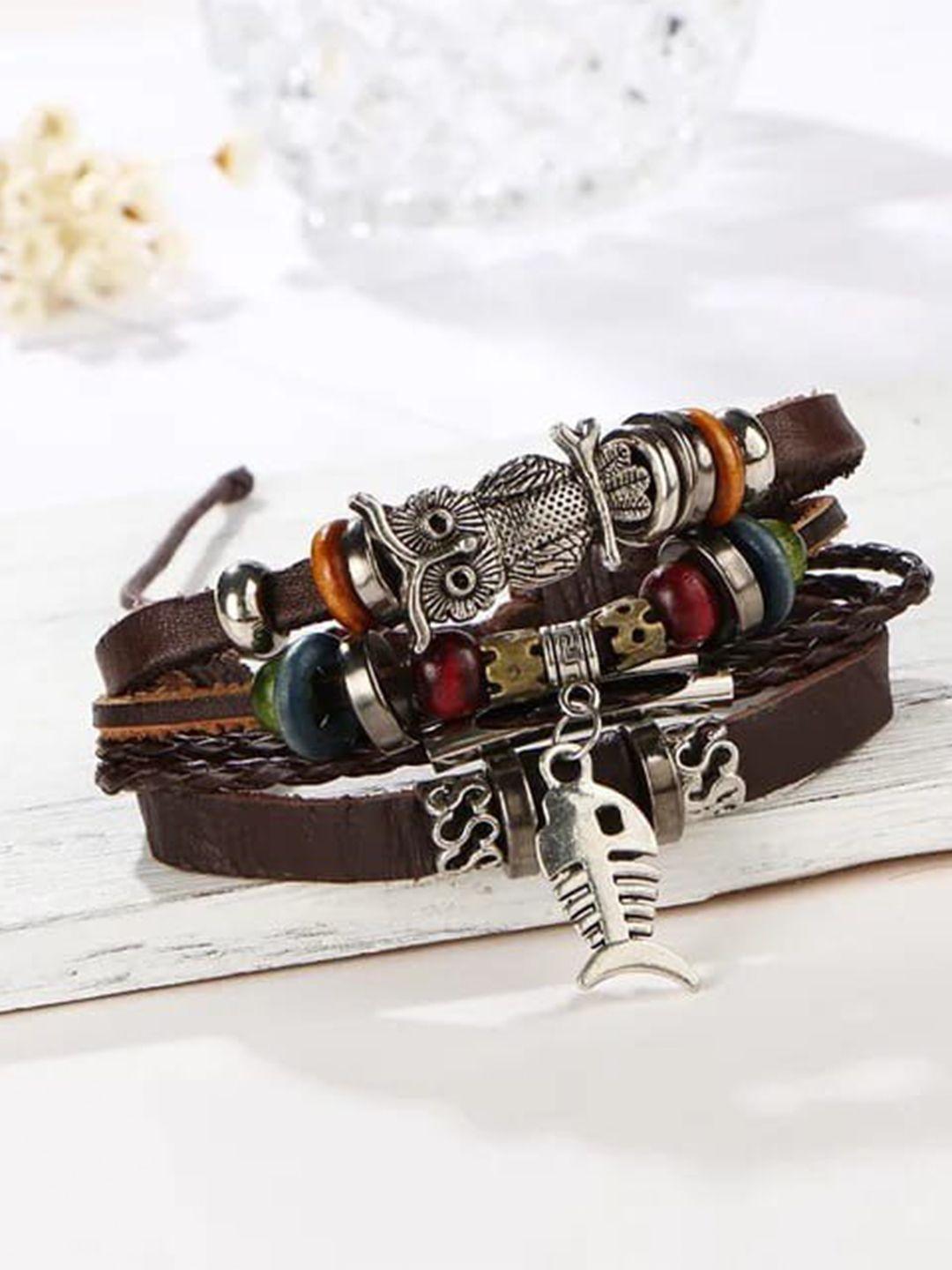 vien leather charm bracelet