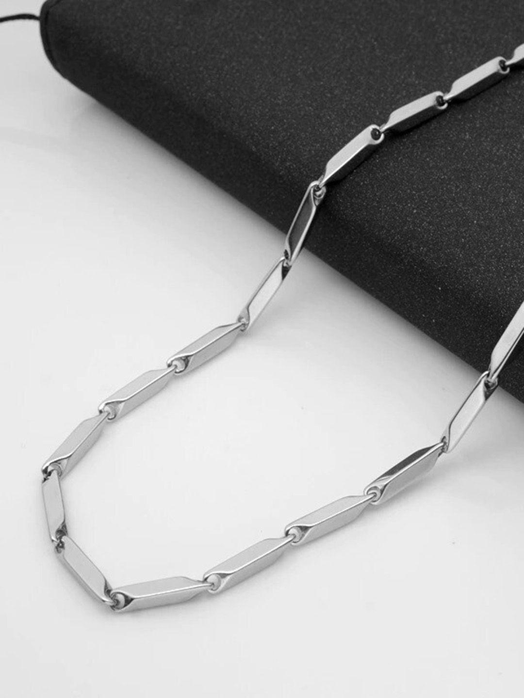 vien silver-plated stainless steel chain