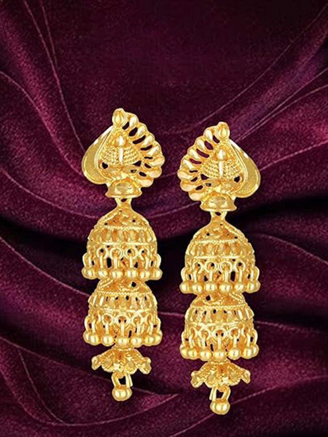 vighnaharta contemporary jhumkas earrings