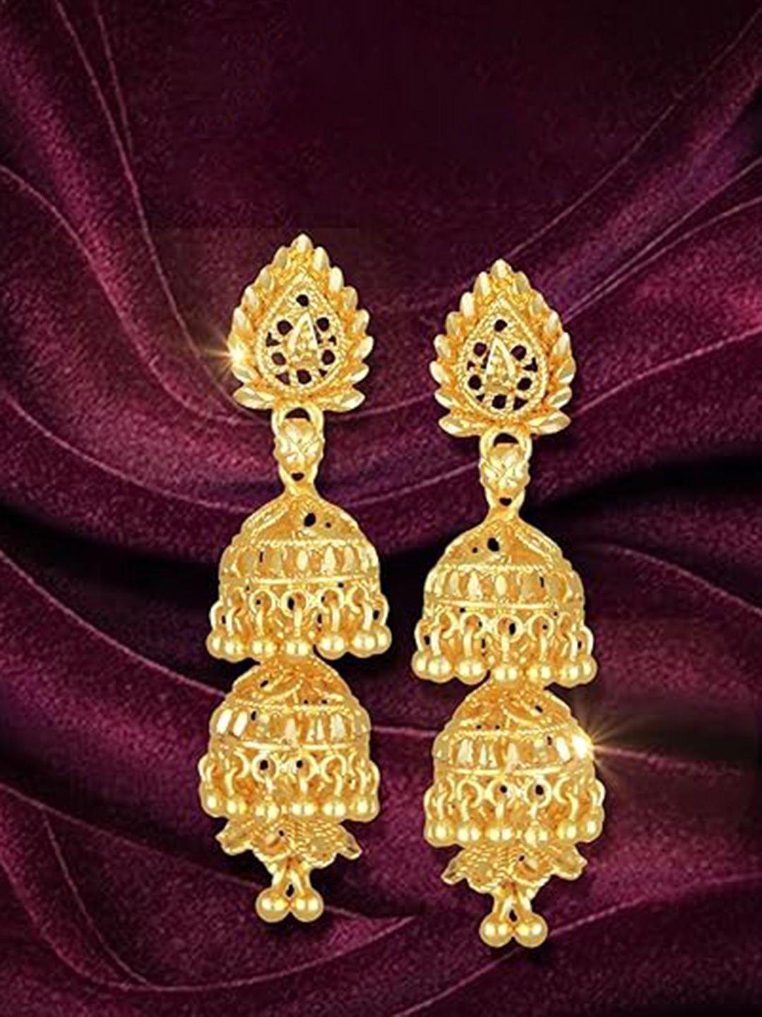 vighnaharta contemporary jhumkas earrings