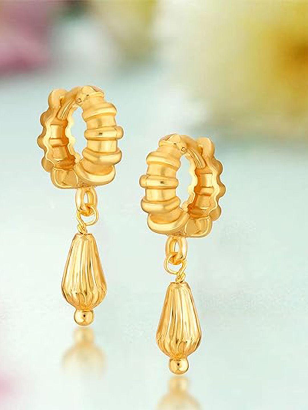 vighnaharta floral drop earrings