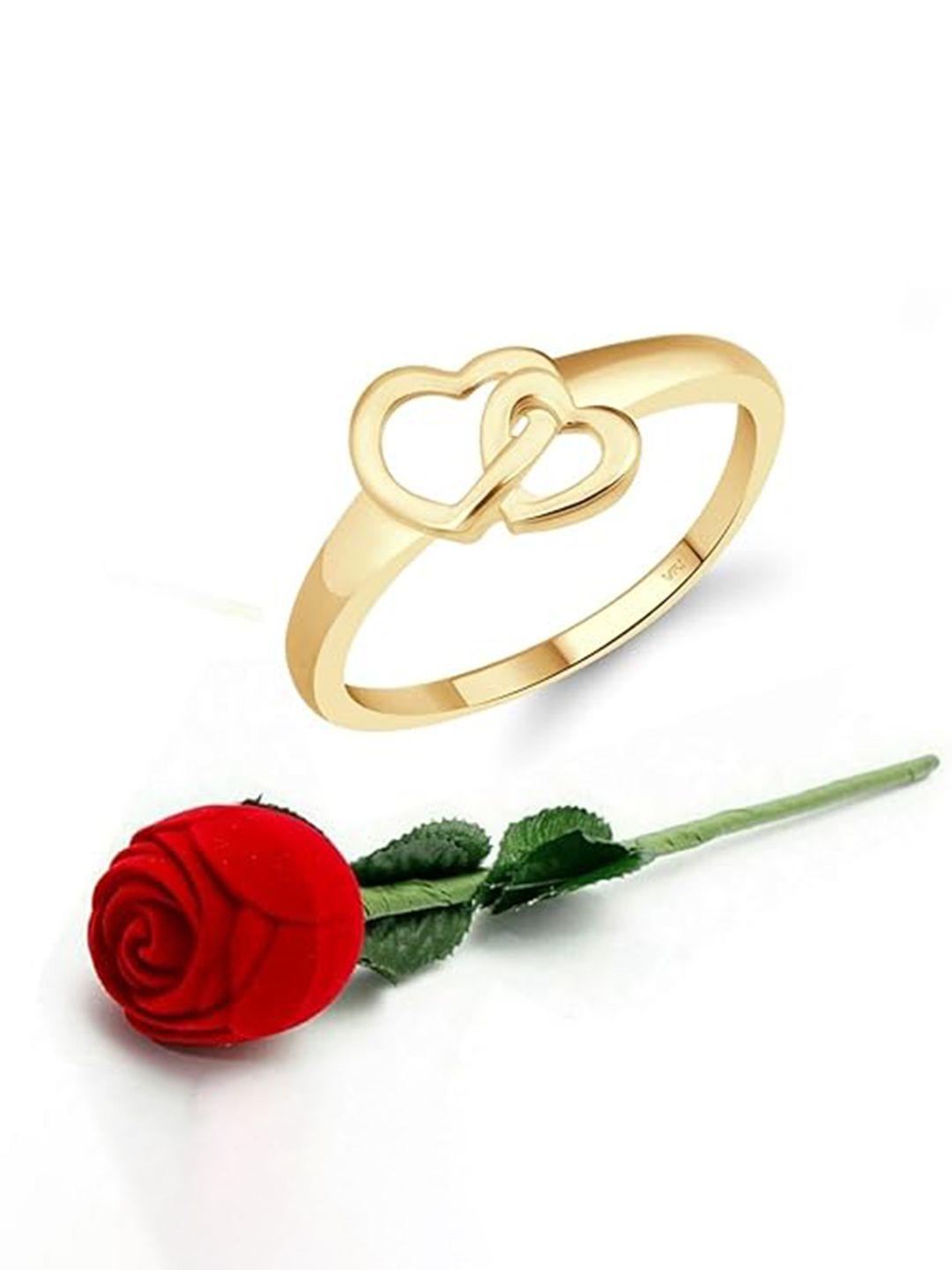 vighnaharta gold-plated finger ring