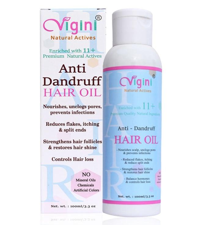vigini anti dandruff hair oil with damage control & nourishing tonic hair oil