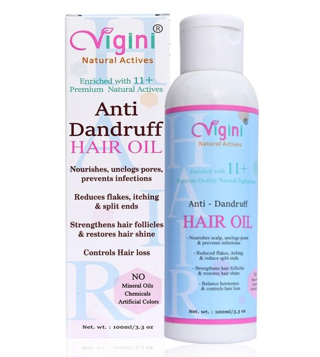 vigini natural actives anti dandruff hair oil - 100 ml