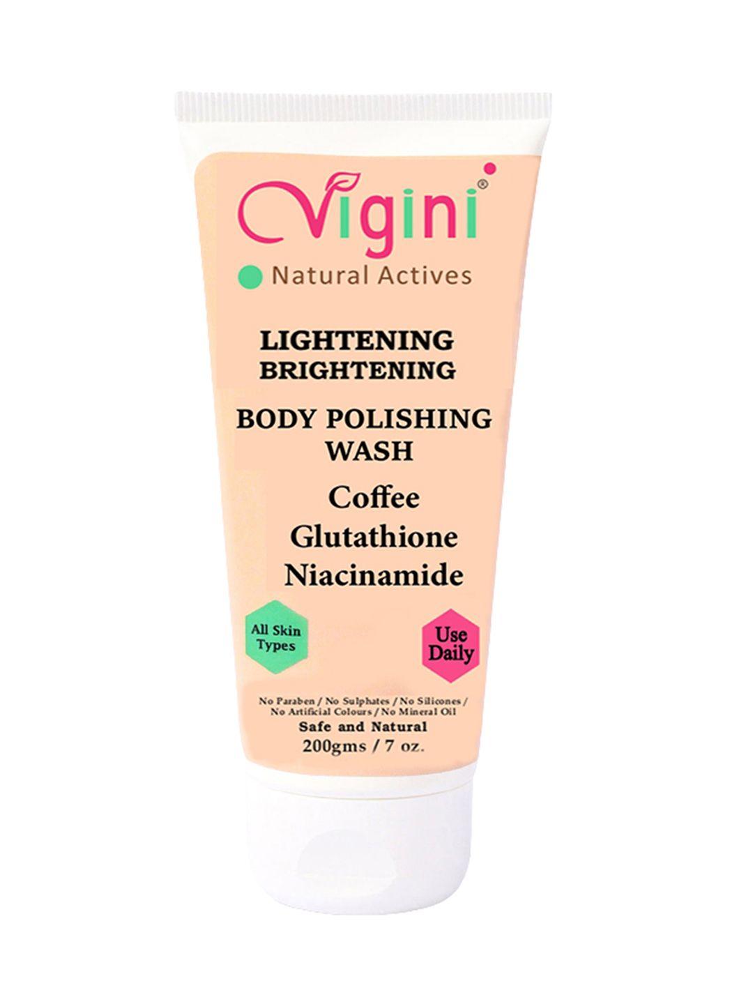 vigini natural glutathione coffee face body scrub tan removal moisturizing exfoliator