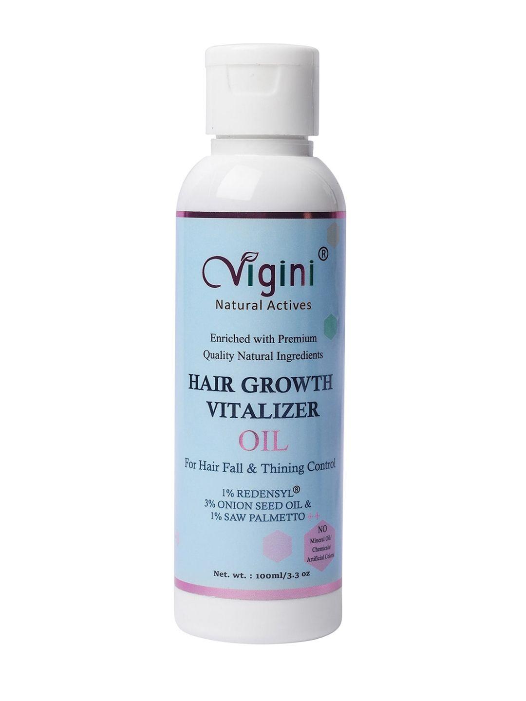 vigini natural actives hair growth vitalizer oil with redensyl & saw palmetto 100 ml