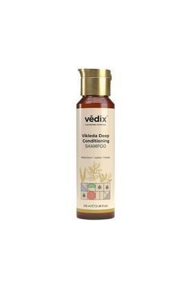 vikleda deep conditioning shampoo for dry hair with wheat germ + jojoba + triphala