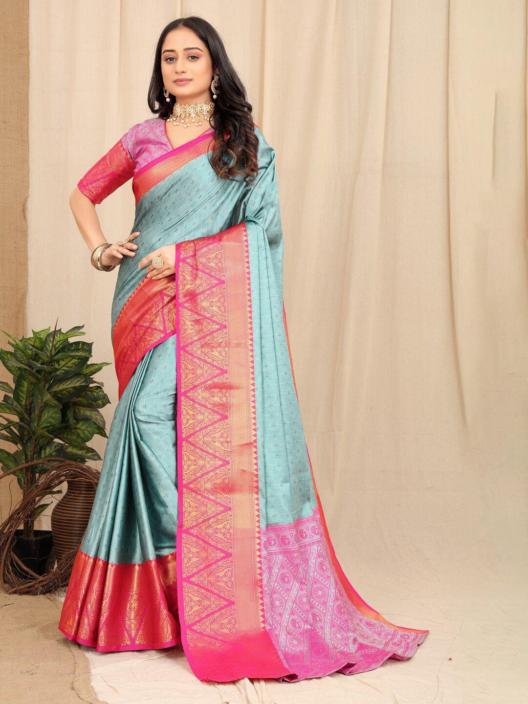 villagius woven design zari mysore silk saree