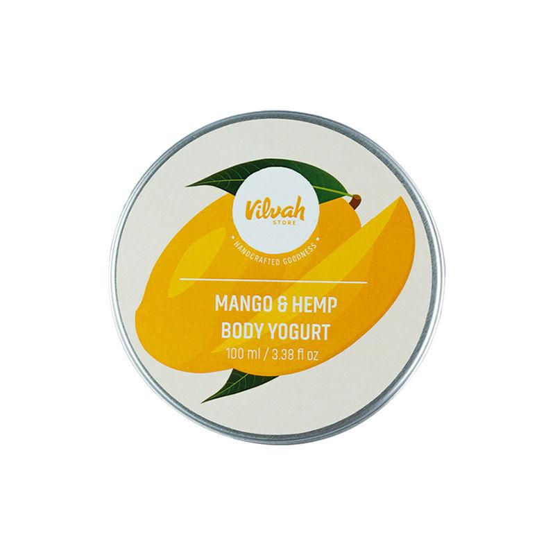 vilvah mango & hemp body yogurt