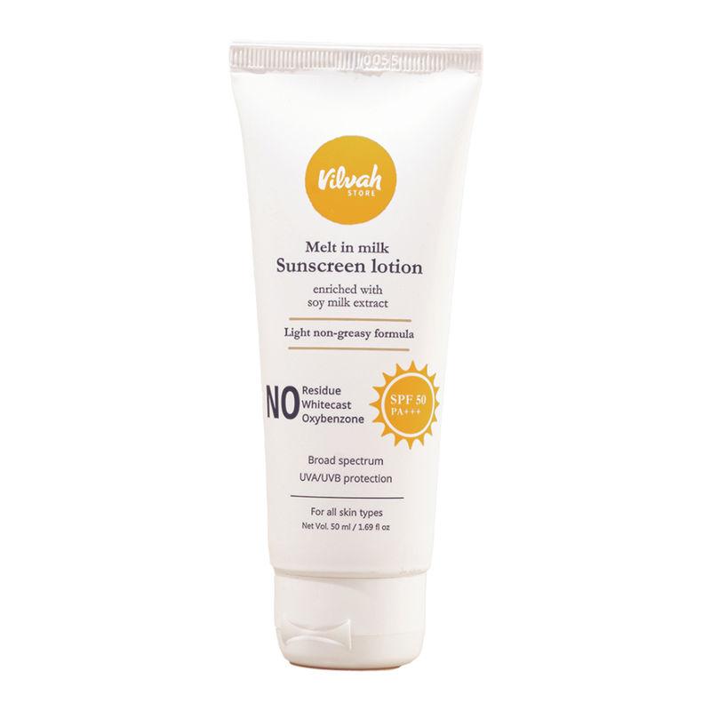 vilvah melt-in-milk sunscreen spf 50