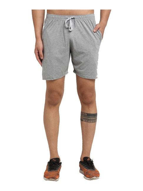 vimal jonney grey regular fit shorts
