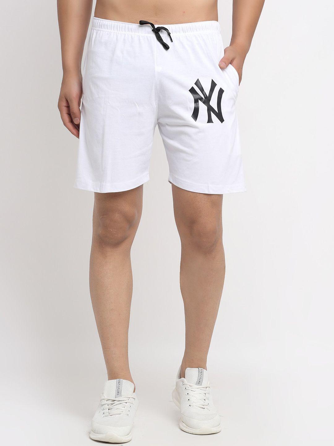 vimal-jonney-men-white-printed-regular-shorts