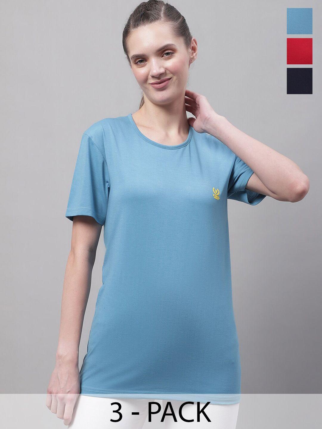 vimal jonney women 3 applique t-shirt