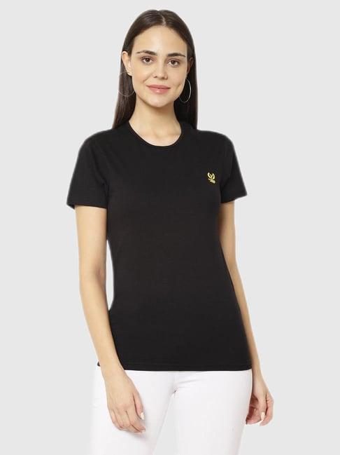 vimal jonney black regular fit top