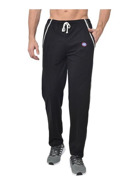 vimal jonney black regular fit trackpants