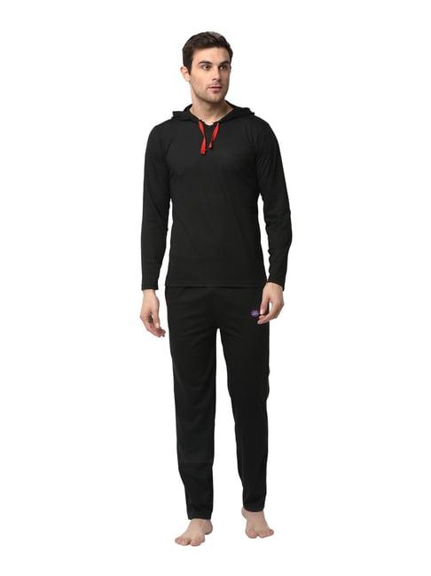 vimal jonney black t-shirt & trackpants