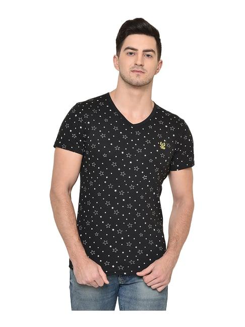 vimal jonney black v neck t-shirt