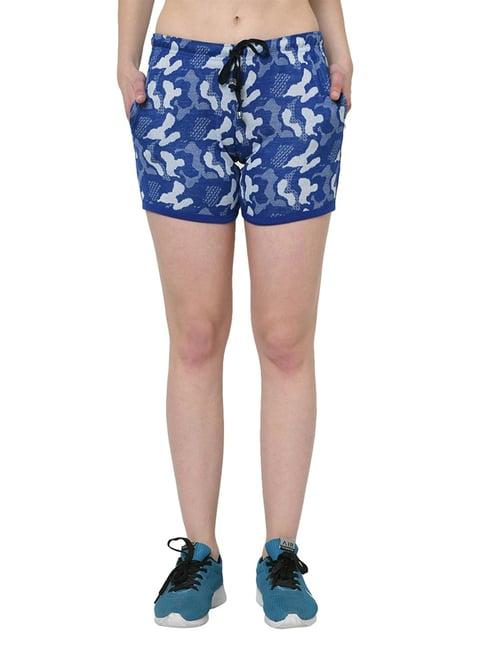 vimal jonney blue solid shorts