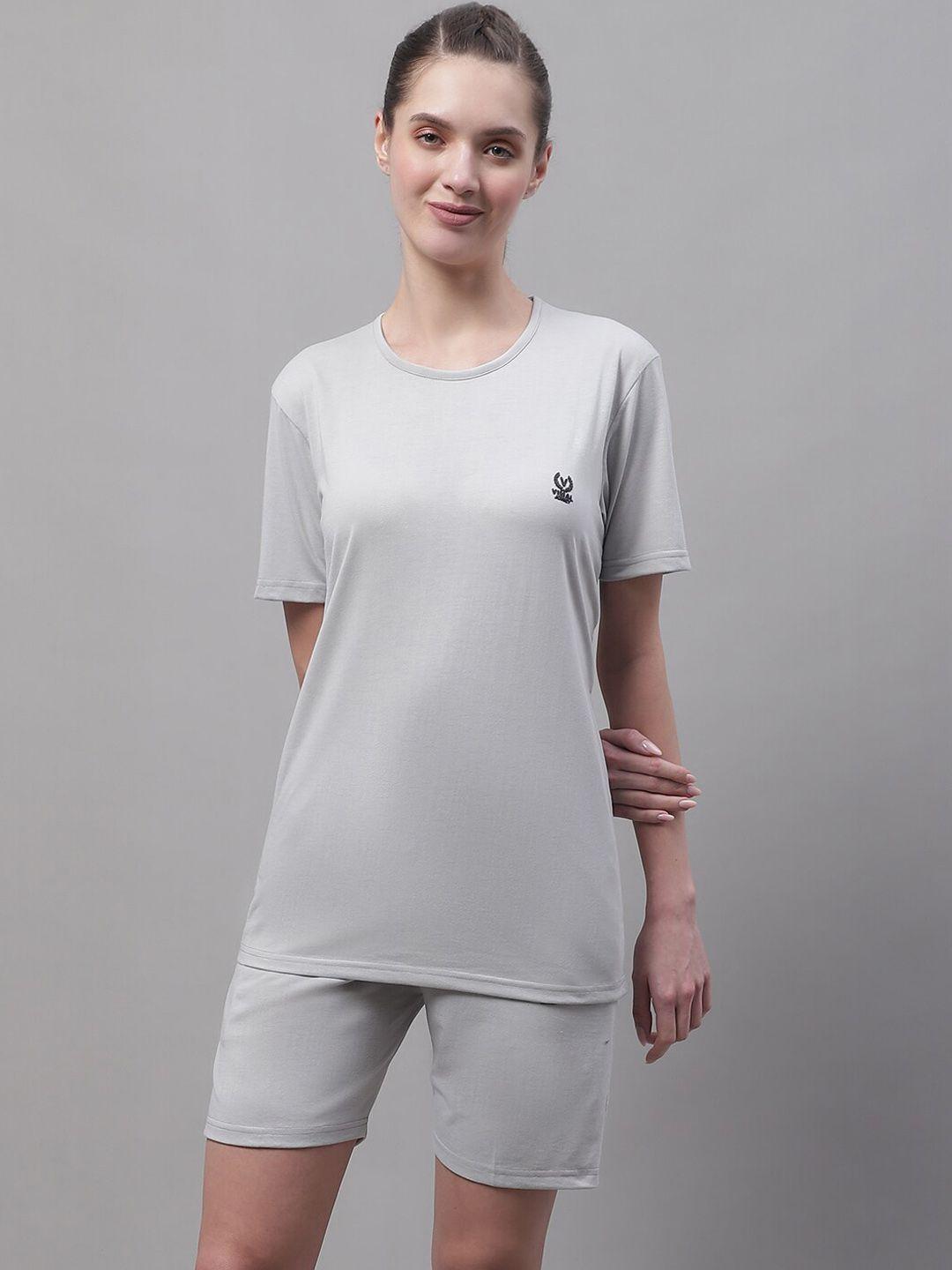 vimal jonney cotton t-shirt with shorts co-ords