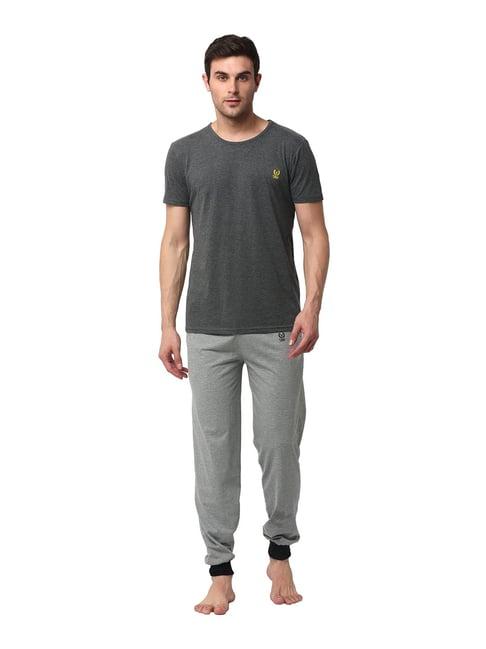 vimal jonney dark grey & grey t-shirt & joggers