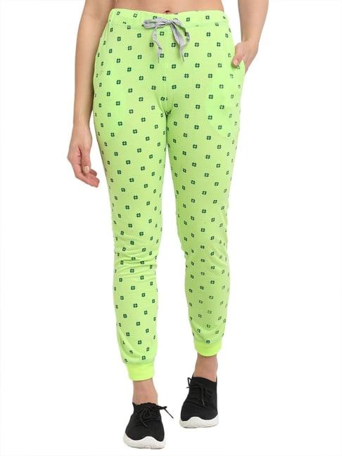 vimal jonney green printed trackpants