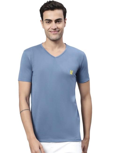 vimal jonney grey regular fit t-shirt