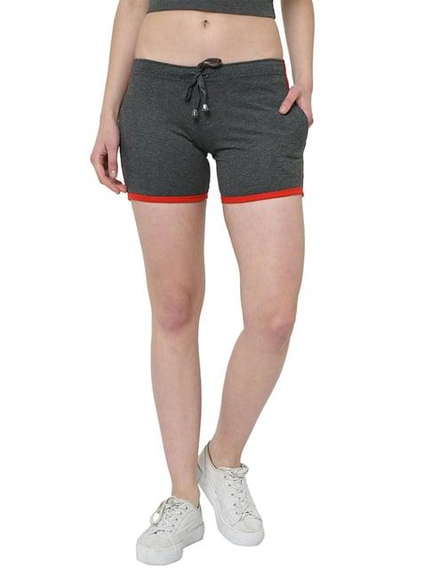 vimal jonney grey solid shorts