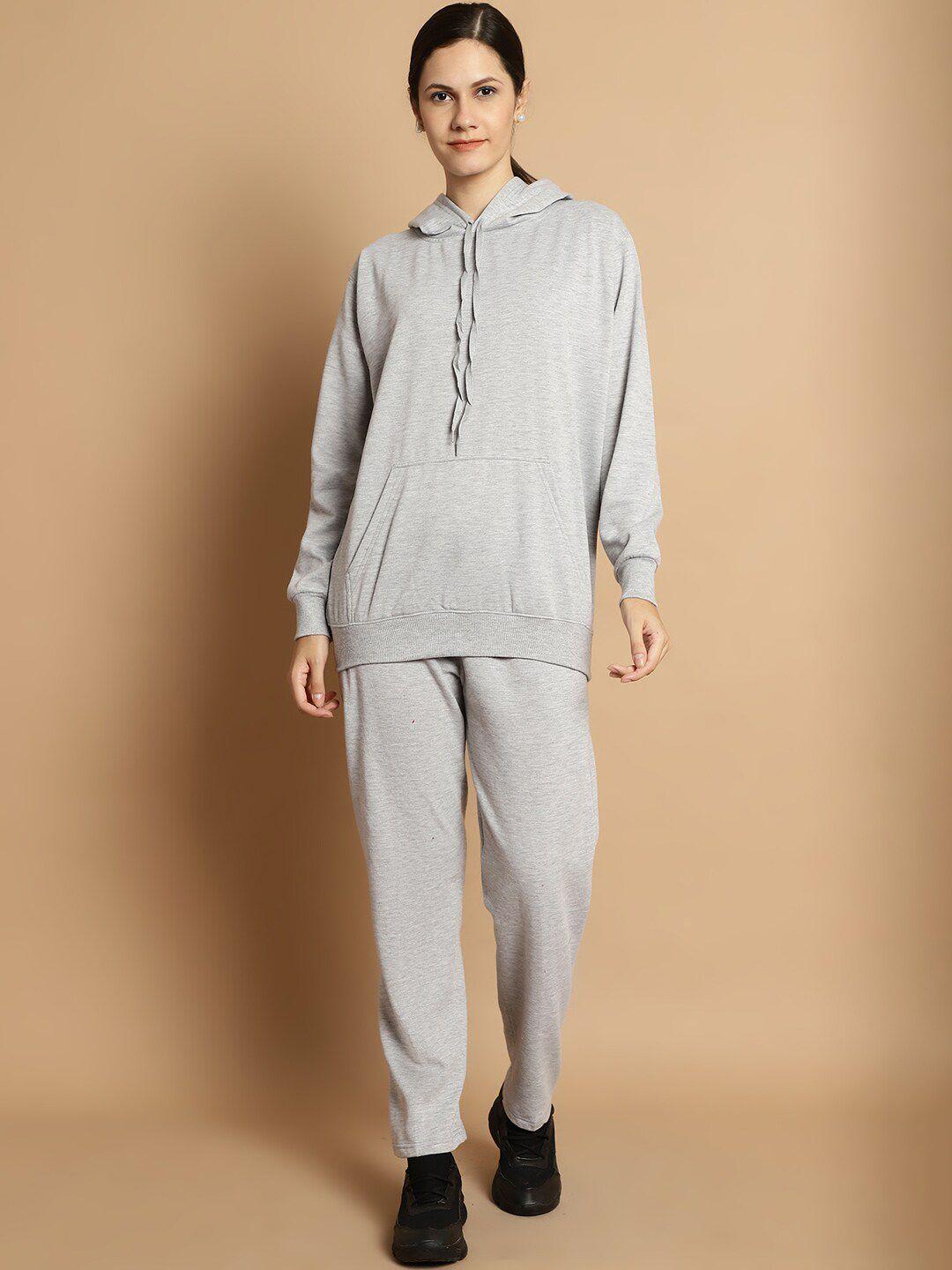 vimal jonney hooded cotton fleece sweatshirt with trouser