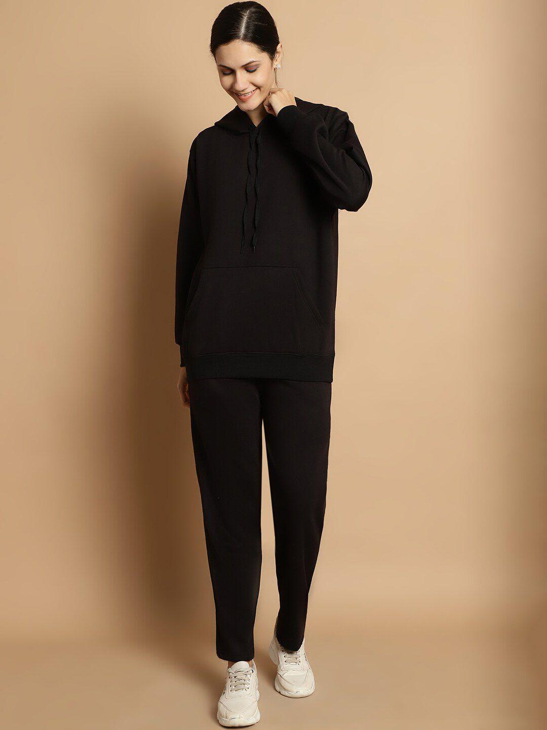 vimal jonney hooded cotton fleece sweatshirt with trouser