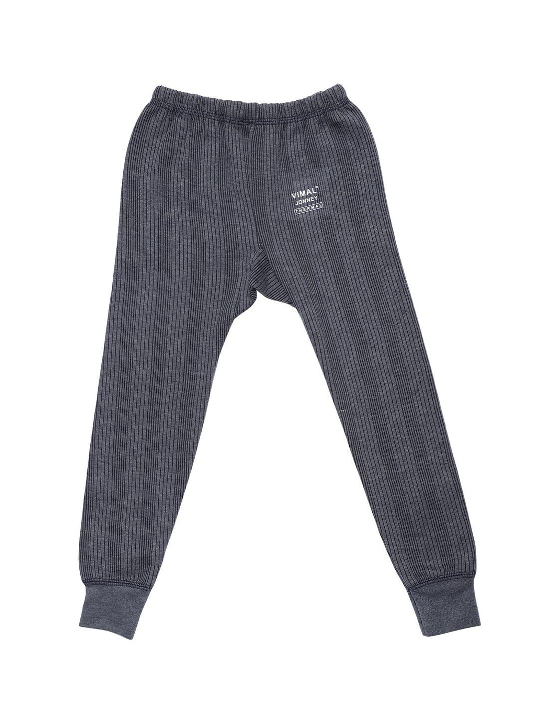 vimal jonney infant kids navy blue cotton thermal bottoms