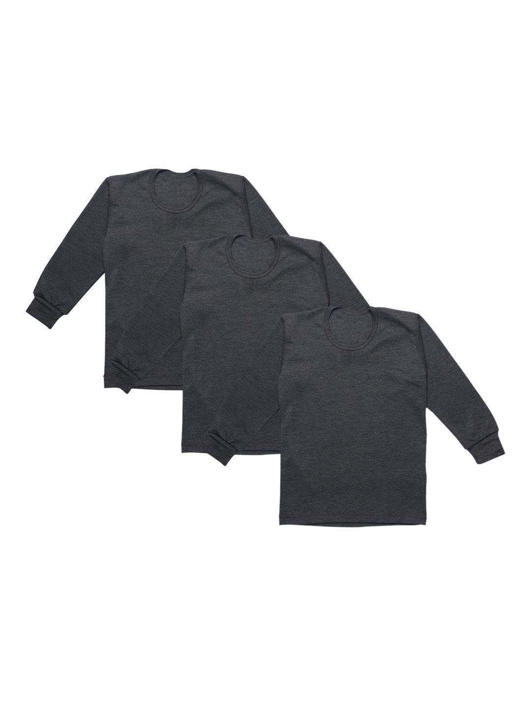 vimal jonney infant kids pack of 3 solid cotton thermal tops