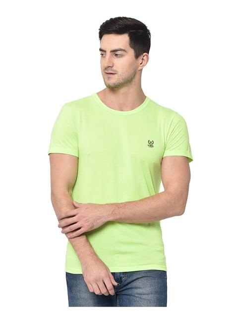 vimal jonney light green crew t-shirt