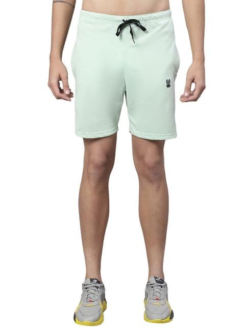 vimal jonney light green regular fit shorts