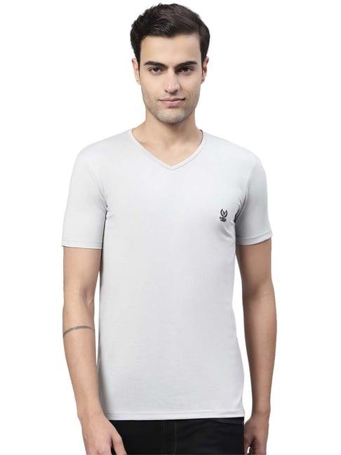 vimal jonney light grey regular fit t-shirt
