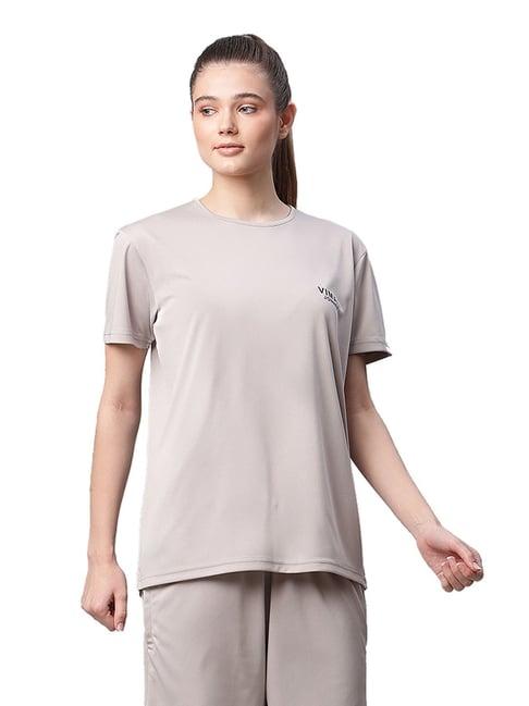 vimal jonney light grey slim fit t-shirt