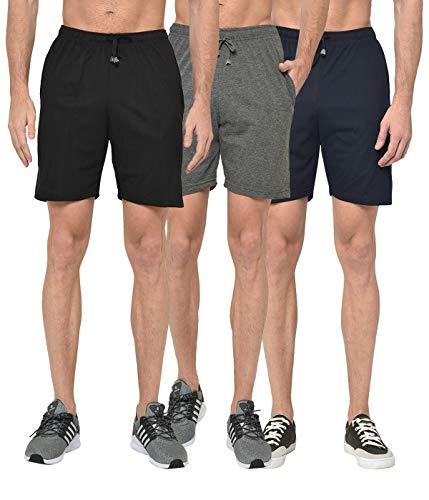 vimal jonney men's basic shorts (pack of 3) (d11-an_nv_bl_03-xl_multicolored_x-large)