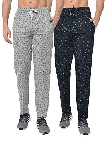 vimal jonney men's slim fit trackpants (pack of 2) (d1_prt_4mlg_1nvy_0002-m_multicolored_medium)