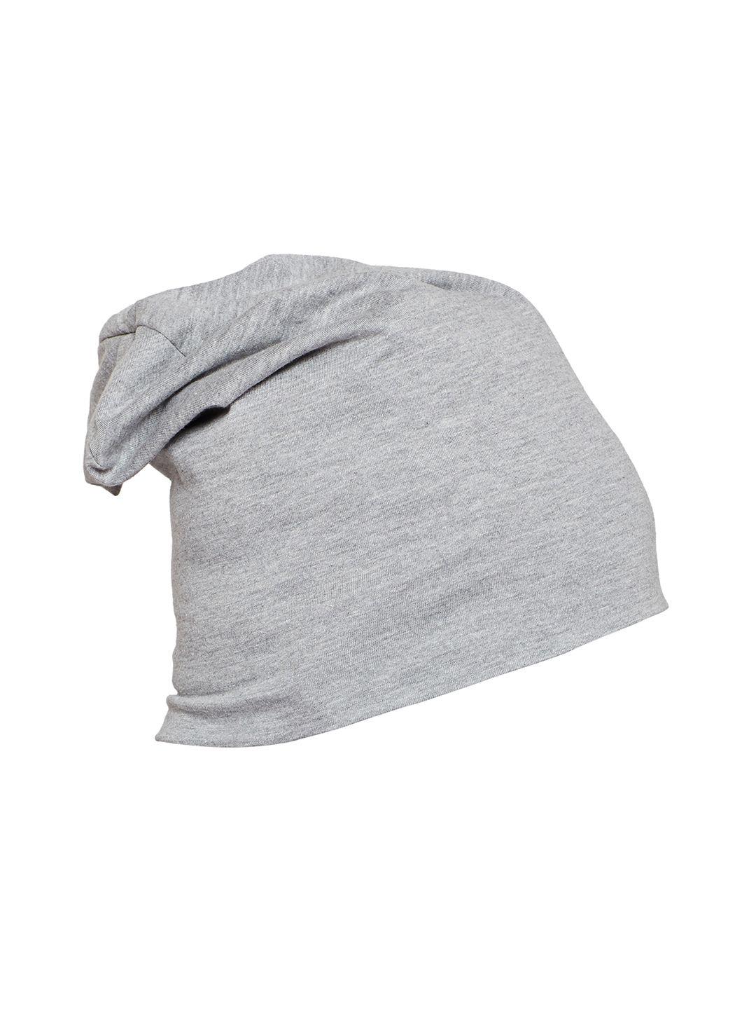 vimal jonney men grey melange solid beanie