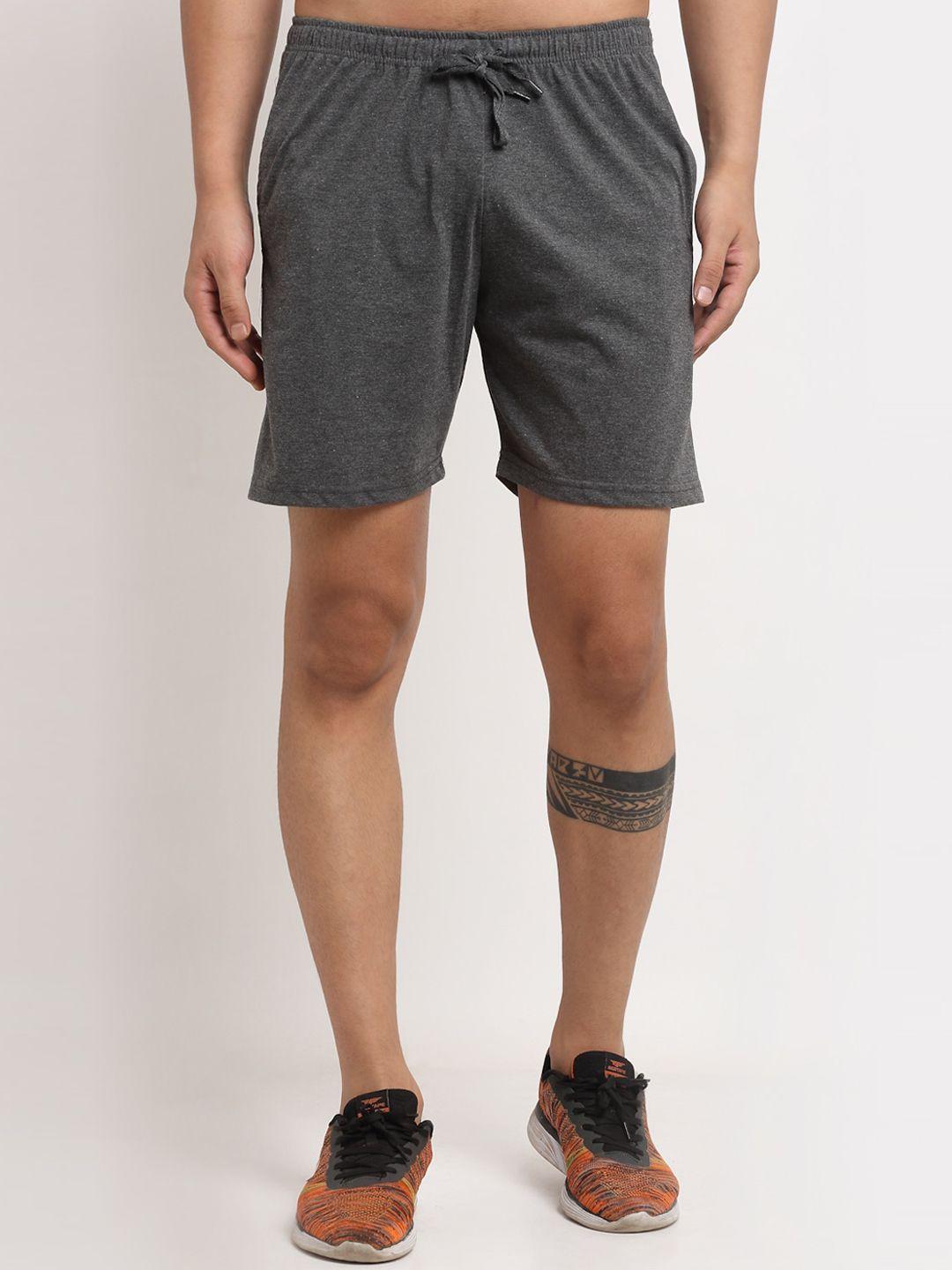 vimal jonney men grey regular shorts