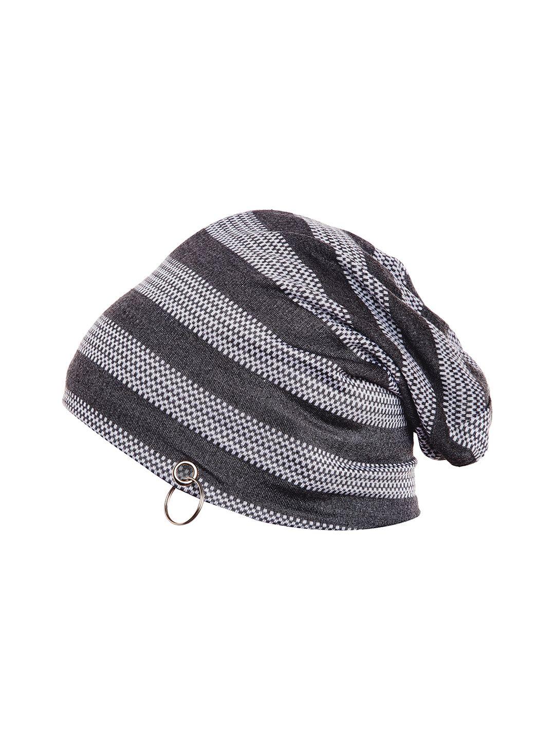 vimal jonney men grey solid beanie