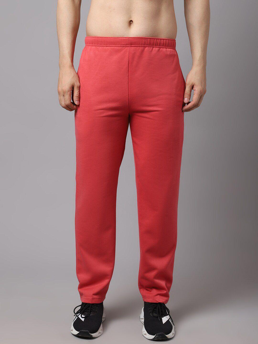 vimal jonney men pink solid track pants