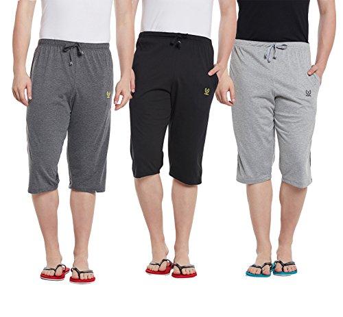 vimal jonney men regular fit capris multi-coloured xx-large pack of 3-c2an_c2bl_c2ml_003-xxl