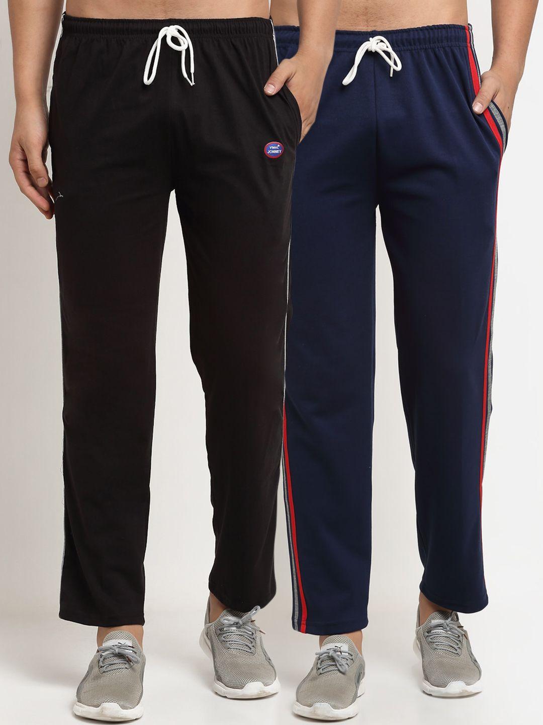 vimal jonney mens pack of 2 solid track pants